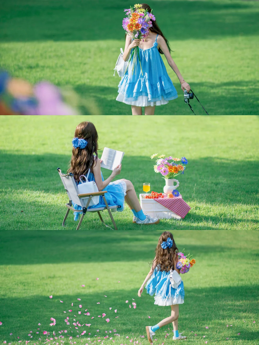 一看就会的草坪拍照姿势|生活离不开音乐