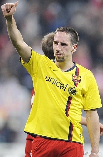 Franck Ribéry , 2009 .#拜仁7比0柏林联合# ​