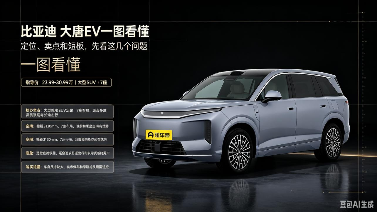 25万级7座纯电SUV大唐EV值吗