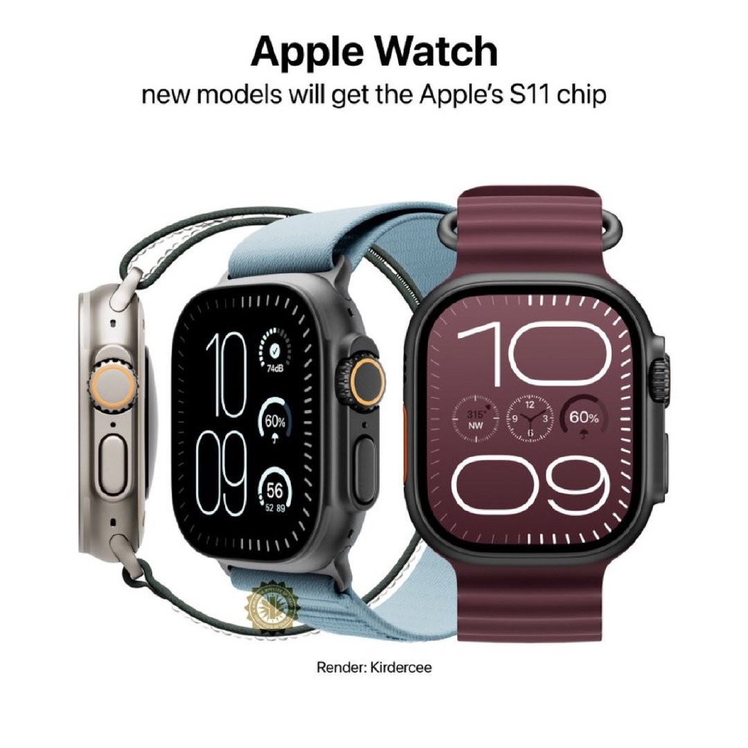 Apple Watch Series 12 和 Ultra 4 终于要升级芯片了！ ​