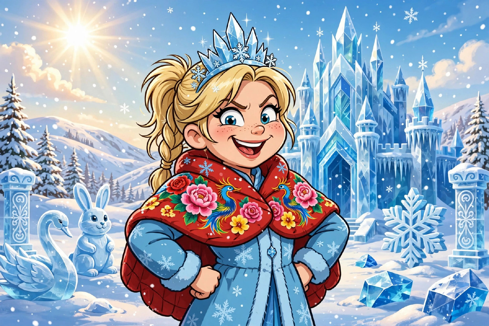 冰雪大世界官宣和迪士尼联名了，今年要造个冰雪奇缘梦幻区，凛冬城、冰封王座全是冰的。评论区已经玩起来了：艾莎其实是东北人吧[笑cry] 这个冬天，你想去看吗 ​