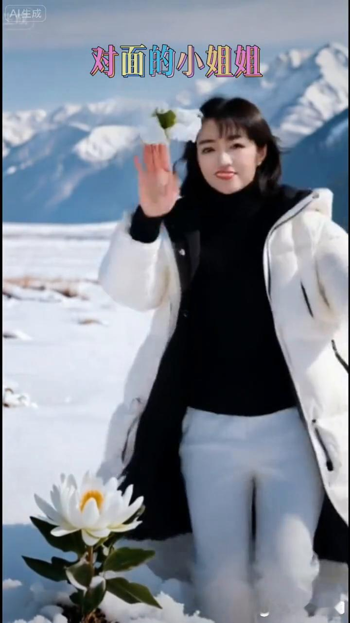 雪山中的时尚小姐姐，惊艳了整个冬天！