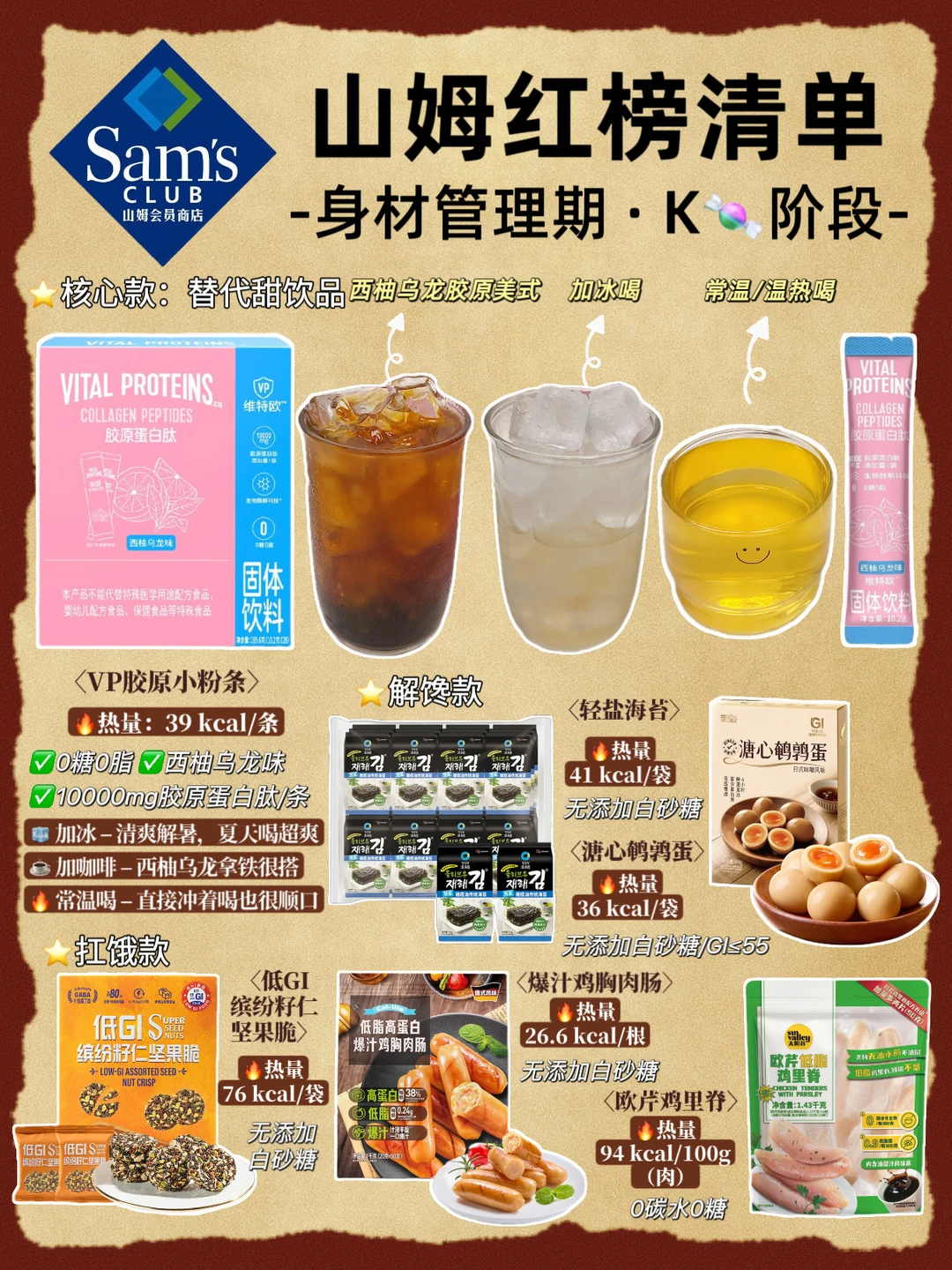 速来‼️自律期逛山姆囤货教学㊙️