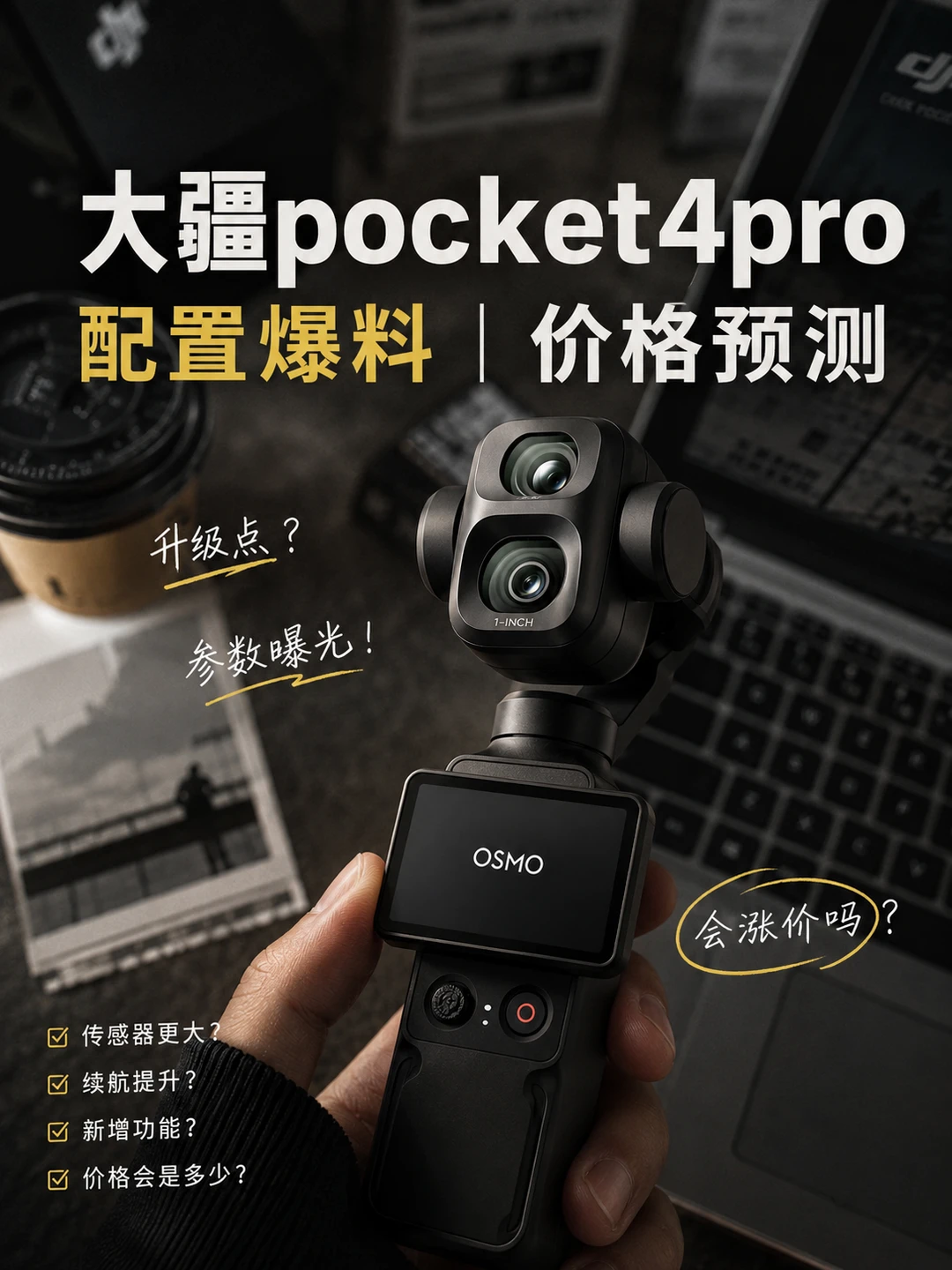 大疆Pocket4Pro定金已交，坐等发布❗️❗️