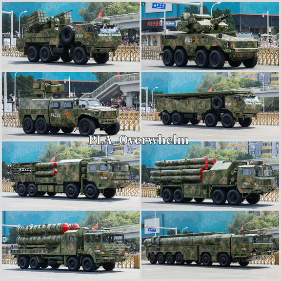 我国各级高炮、地空导弹、激光、微波组成的地面防空反导体系：
拥有了地球最强空军、最强弹道导弹等最强之矛的同时，地面防空部队同样也是最强的，是最强之盾！