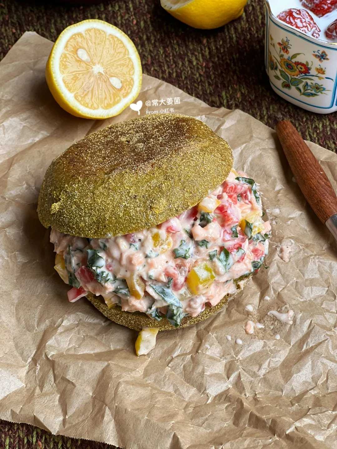 低卡奶酪酱麦芬三明治🧀👏🏻👏🏻无敌好吃！！