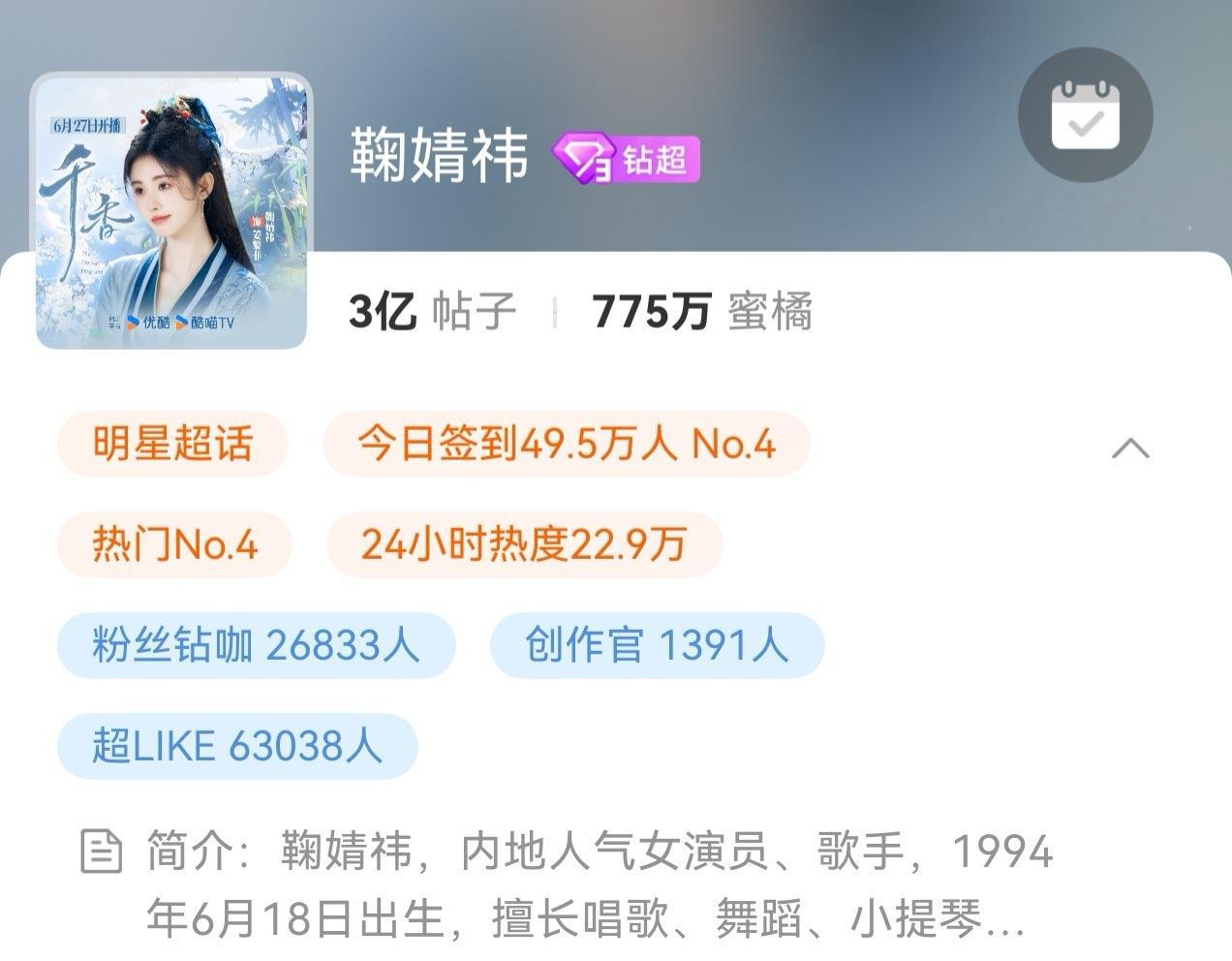 [超话] 破6.3万了[送花花]🎉大家辛苦，就是太棒了👍没签到的快...
