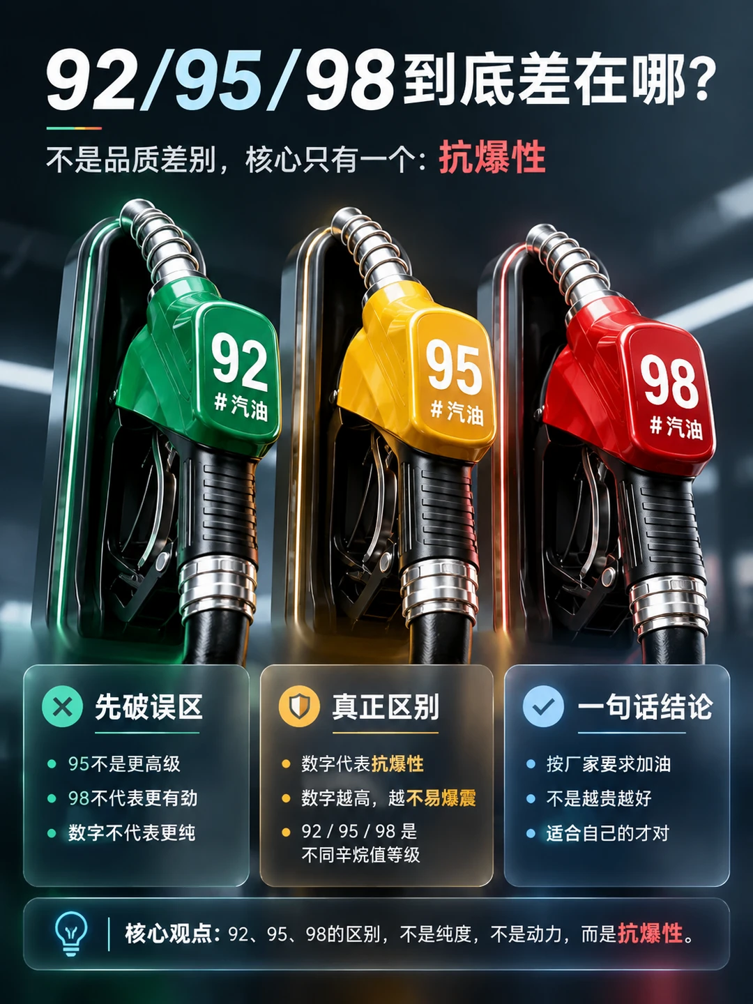 92/95/98到底差在哪🚗