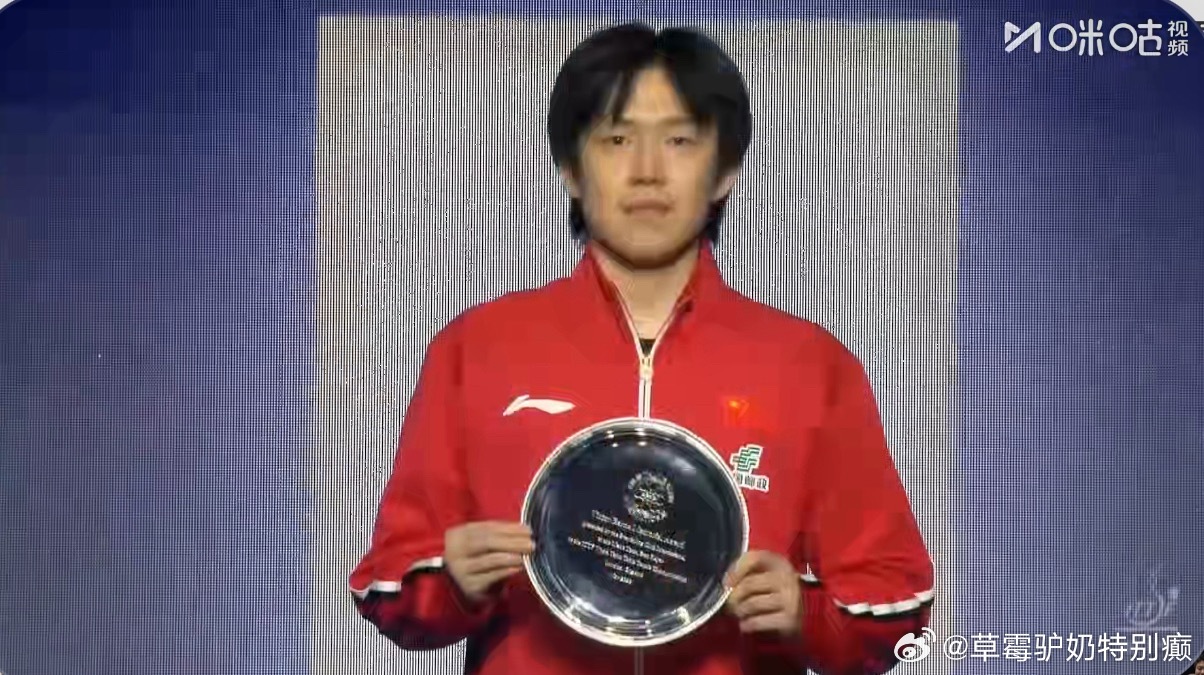 王楚钦获得“Victor Barna Award”（男子最佳运动员） ...