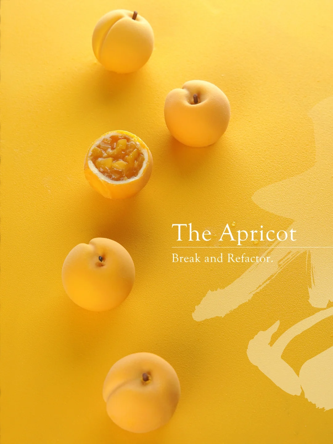 入秋宜吃杏｜你敢相信这是一颗仿真杏子慕斯？