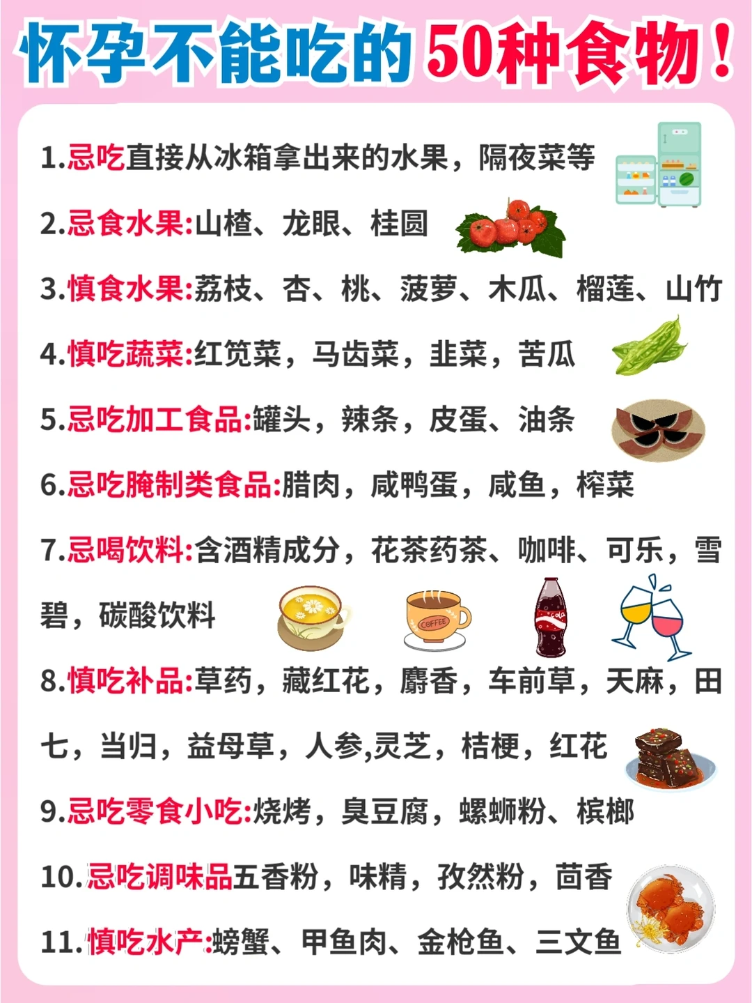 ⚠️孕期禁忌！怀孕每月营养补充和注意事项