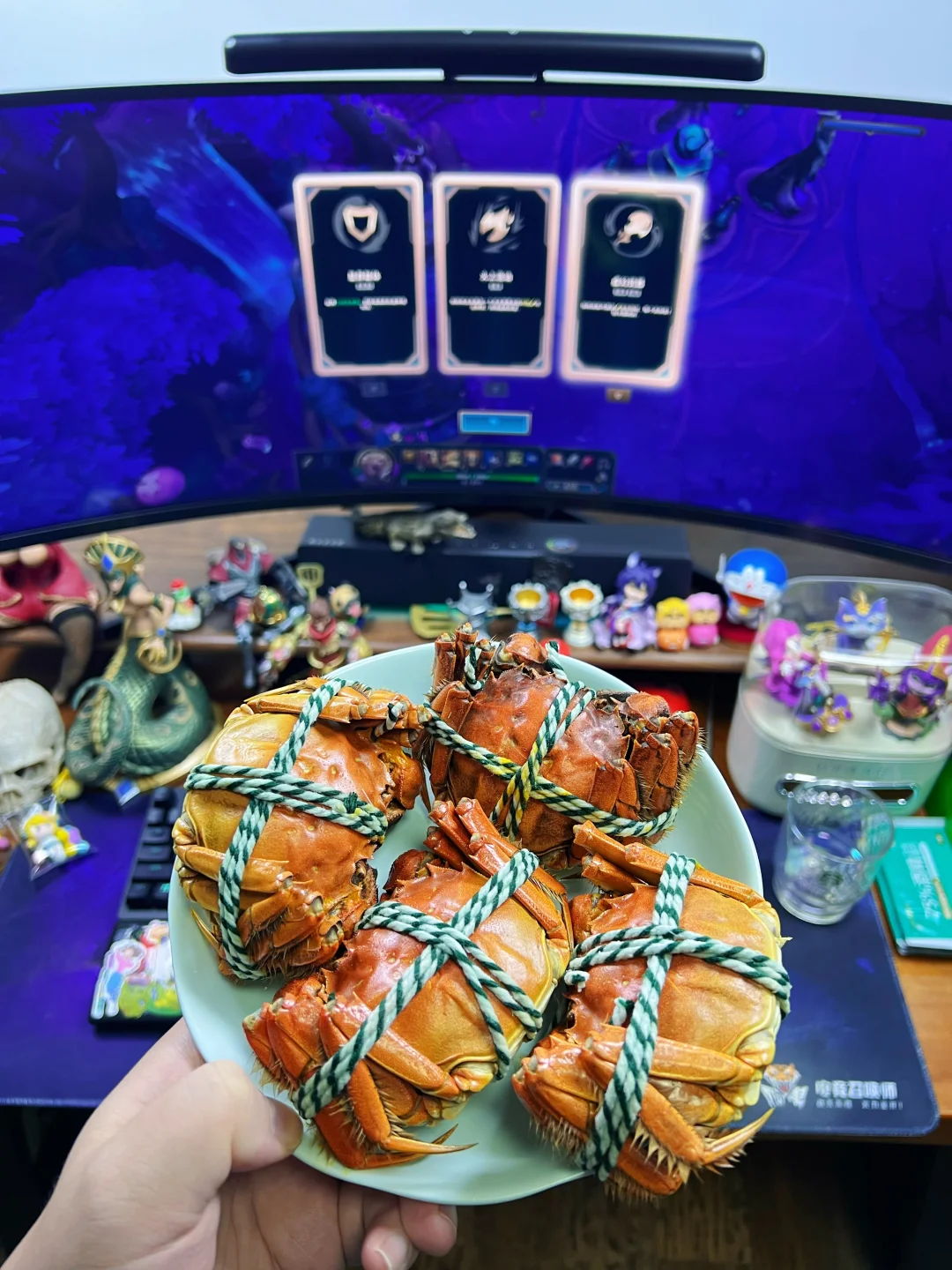 游戏刚开，饭好了，怎么办？🦀