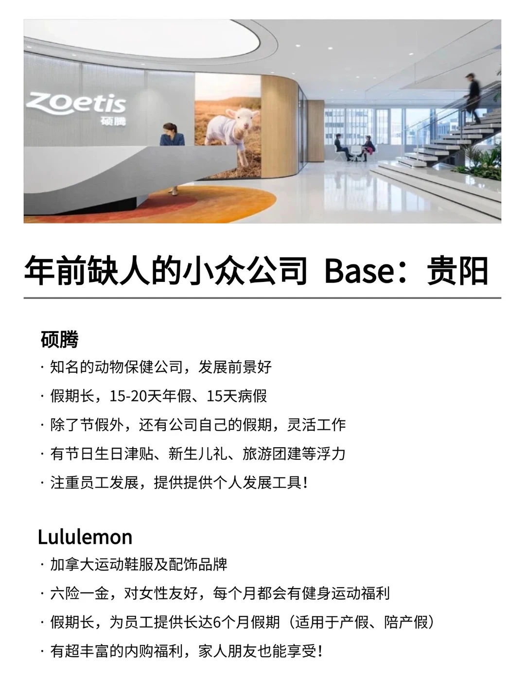 年前缺人的小众公司  Base：贵阳