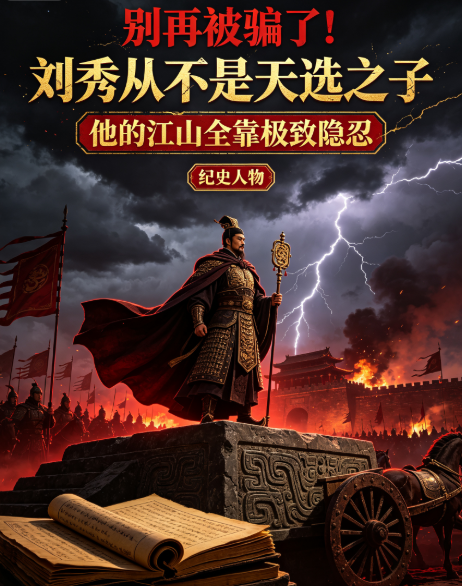 很多人都说光武帝刘秀是历史最爽开国皇帝，天生开挂、运气爆棚，躺着拿天下。
但读懂正史才明白：他的完美，全是熬出来的；他的江山，全是忍出来的。
世人只记得他昆阳大捷、横扫群雄、中兴大汉。
却没人看见，他曾经跌入万丈深渊：
亲哥被皇帝冤杀，血海深仇在前，屠刀悬在头顶。
换做普通人，早就悲愤上头、起兵拼命