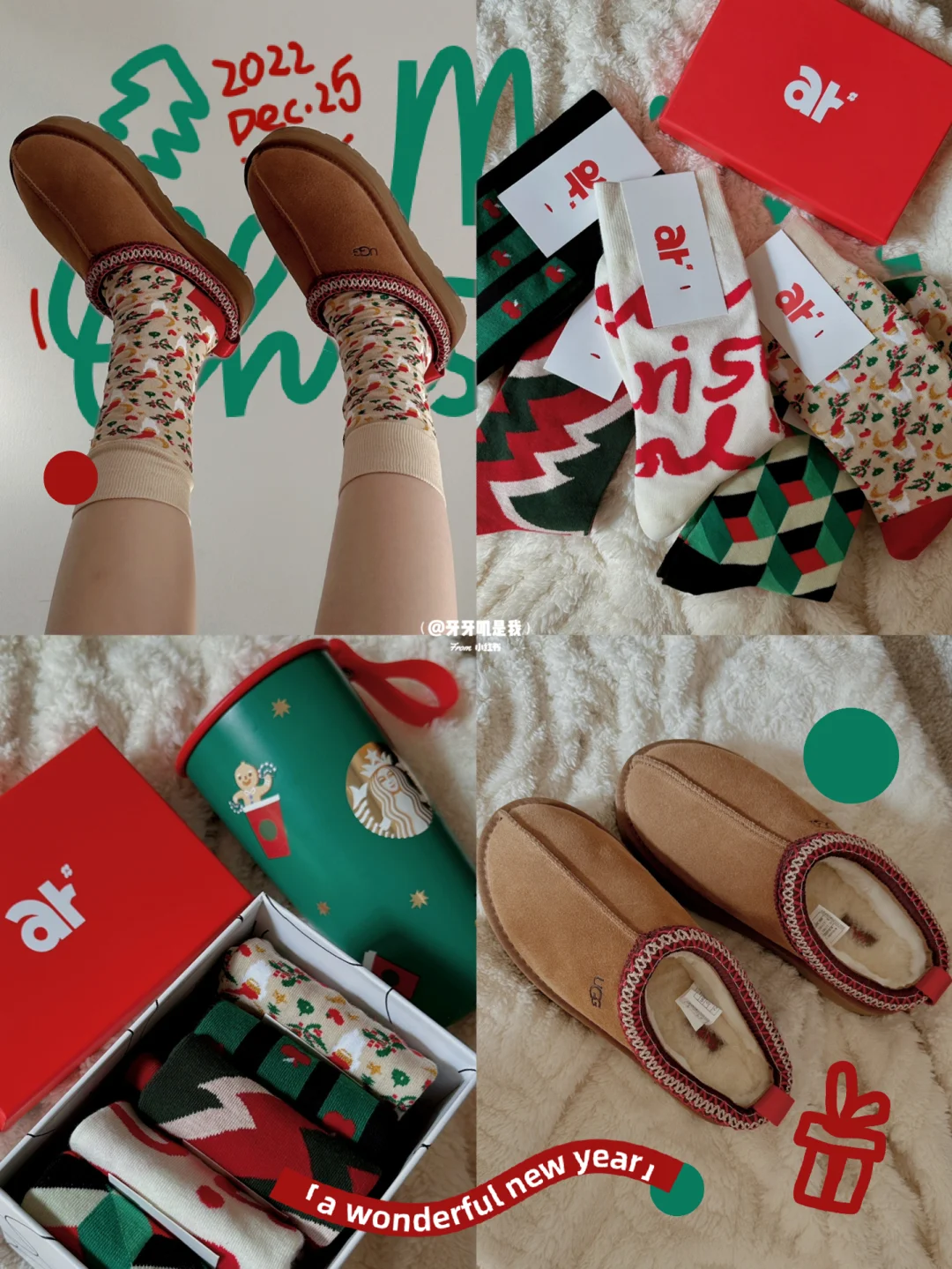 圣诞月当然是穿圣诞袜啦🧑‍🎄🪅