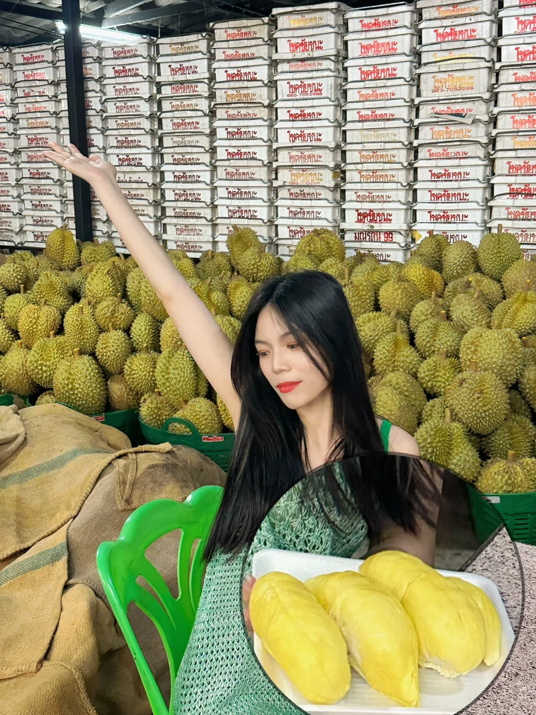 报恩榴莲！我在清迈孟买市场实现了榴莲自由！