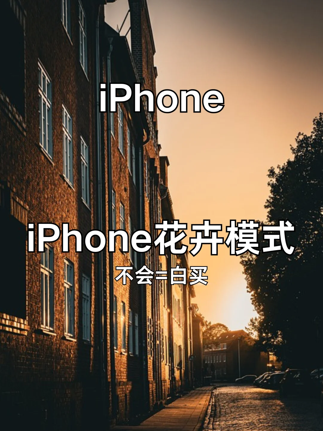 太绝了‼️ iPhone人像模式拍出单反大片效果