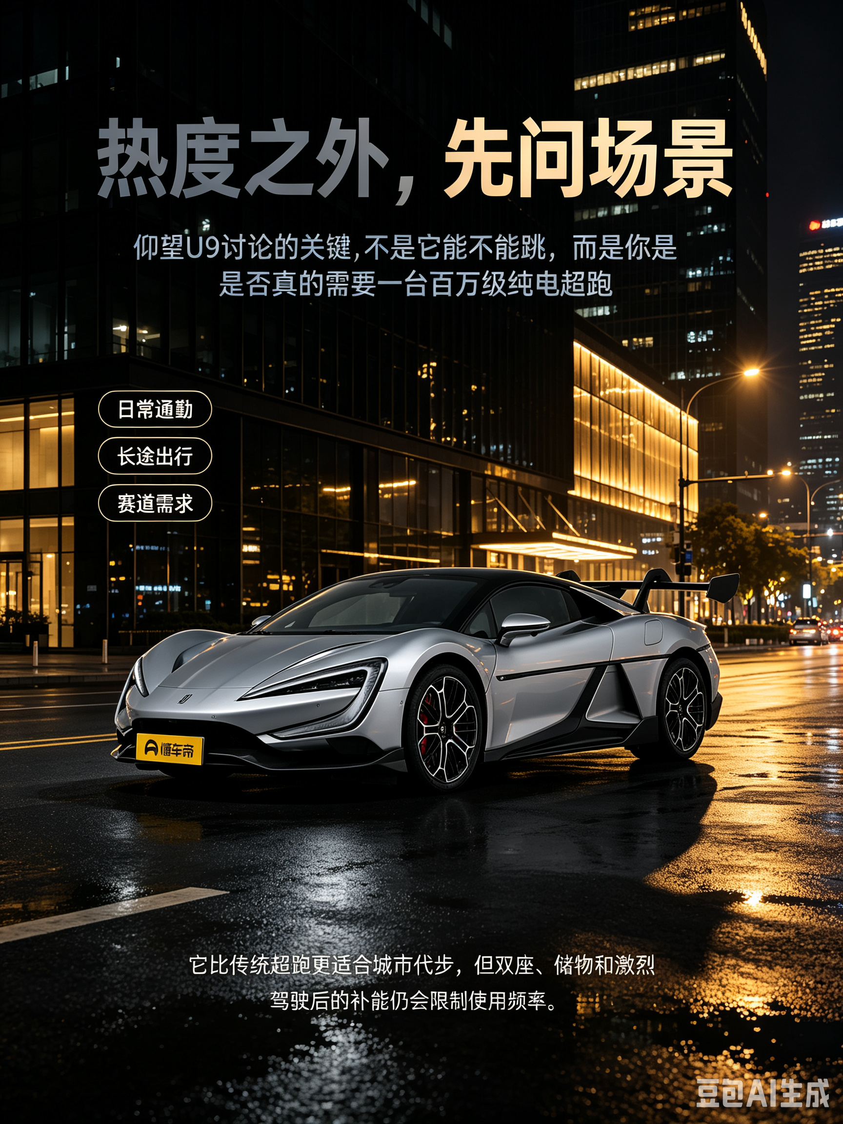 仰望U9的技术表现和话题度很高