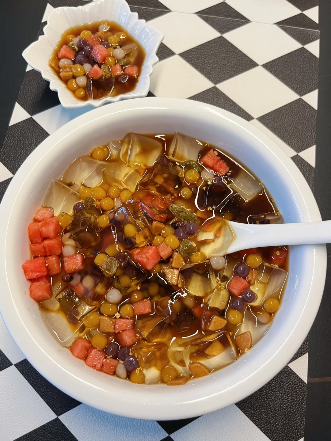 夏日消暑甜品/自制冰粉