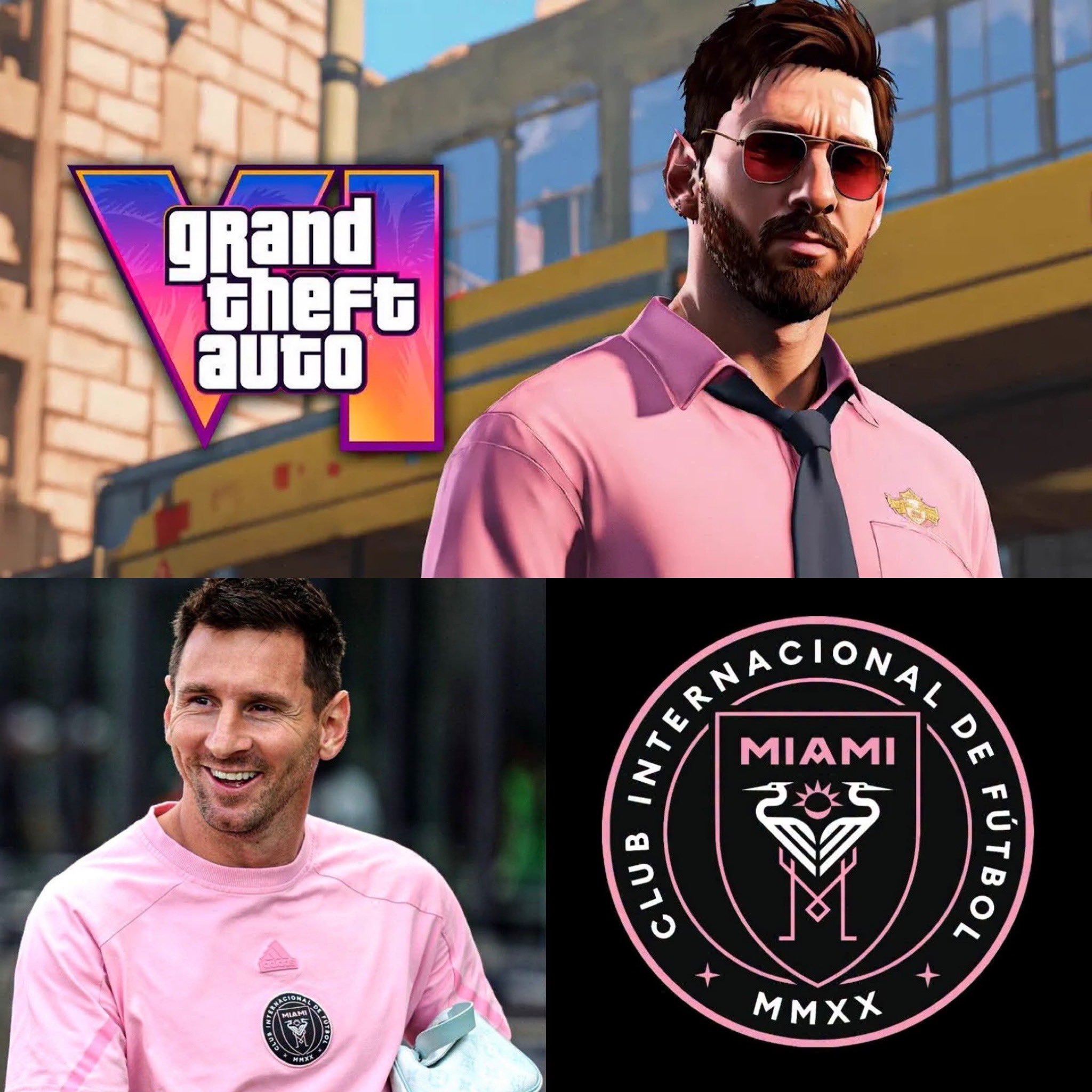 #梅西##gta6# 据美国媒体报道，梅西可能会在《GTA 6》中出现或被提及。

这款游戏将设定在莱昂尼达州，一个基于真实世界中的佛罗里达州为原型的虚构地区，而谈到当下的佛州，梅西几乎就是绕不开的话题——他加盟迈阿密国际以及他对这座城市的巨大影响，很可能启发了游戏中的某种致敬/彩蛋，无论是壁画 ​