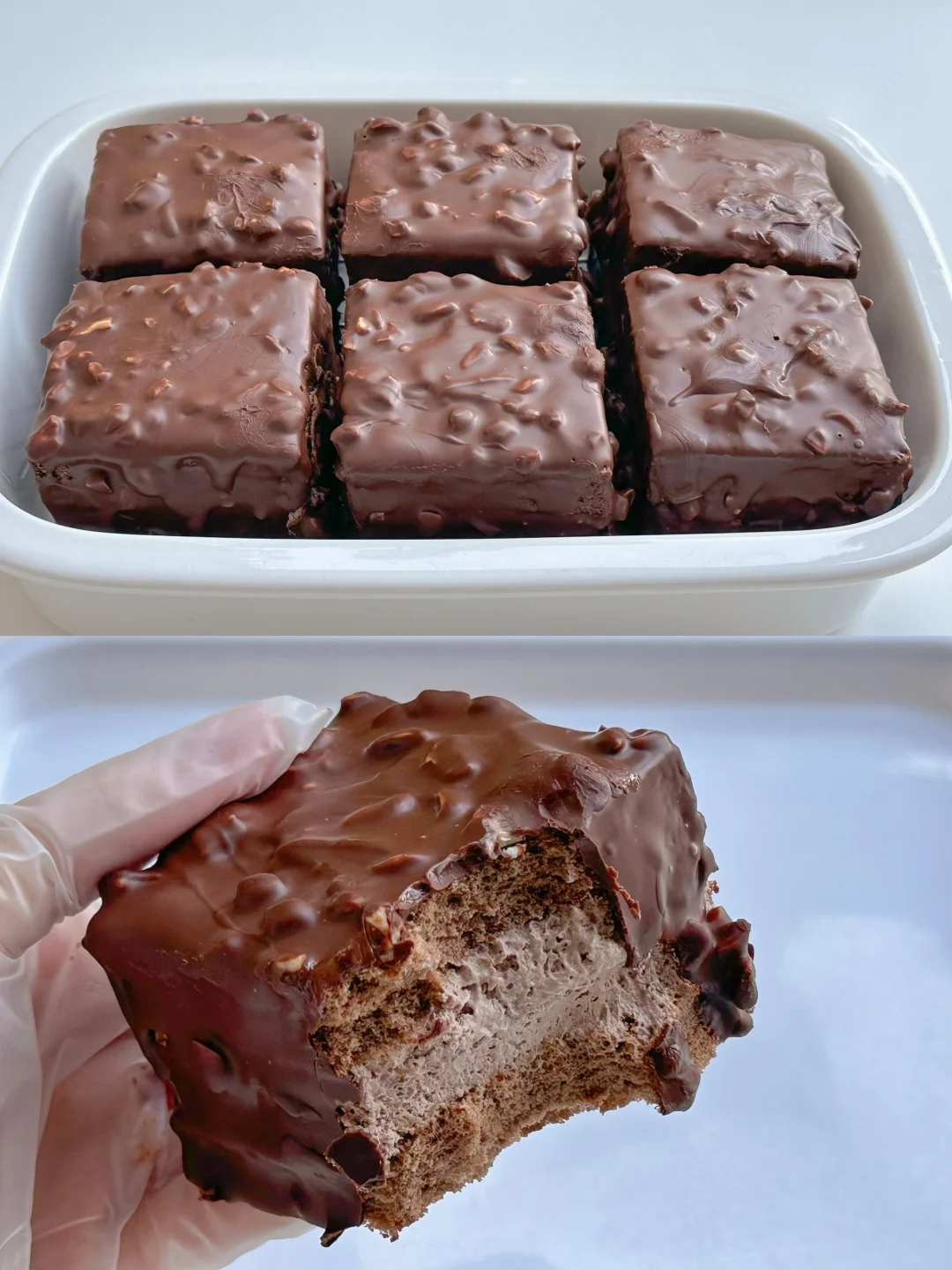 啊啊啊！这个三明治🍫蛋糕已经是next level！