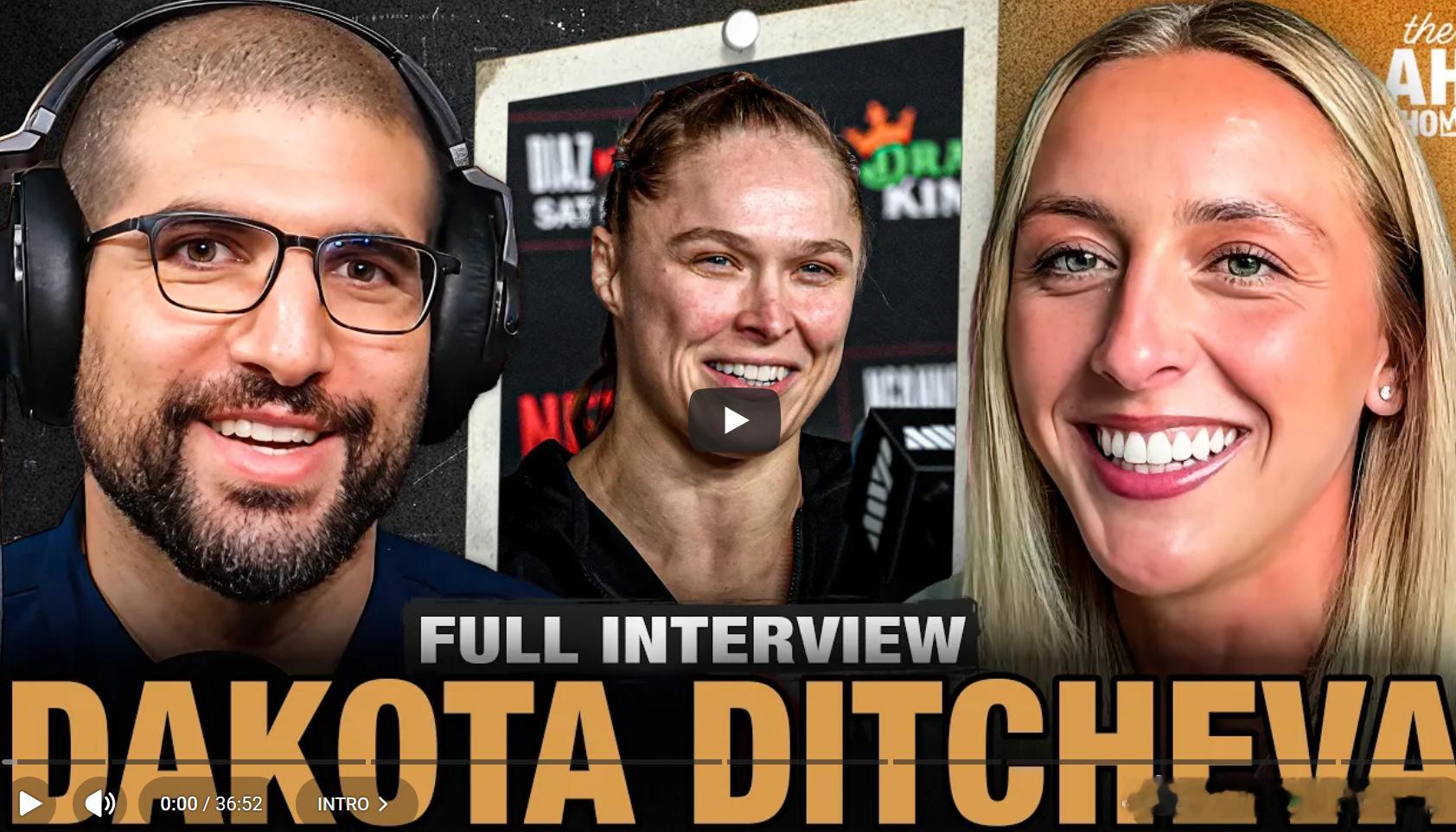 UFC 达科塔·迪切瓦Dakota Ditcheva专访：深耕赛场布局...