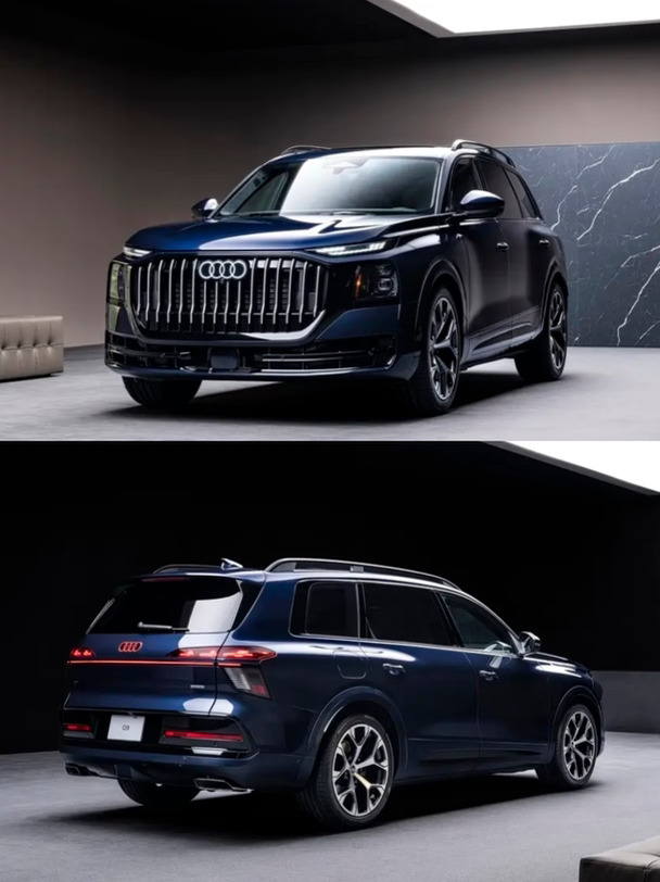 奥迪终于出了台比奔驰GLS还大的SUV，Q9，83