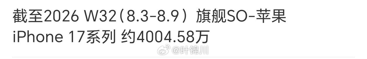 #iPhone17国内销量曝光#都在说 iPhone太贵了，不值得买。性价比不高，结果给他干到 4000 万销量[允悲][允悲][允悲] ​