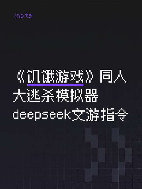《饥饿游戏》同人大逃杀模拟器deepseek文游