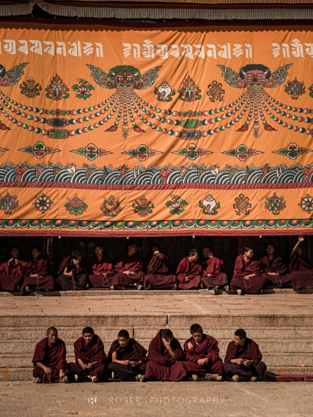 一期一会 |甘南晒佛节，这里的信仰有九色