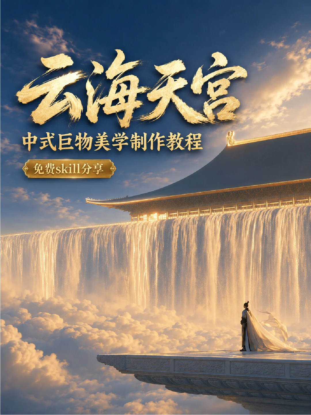 AI教学｜免费skill一句话复刻天宫爆款视频