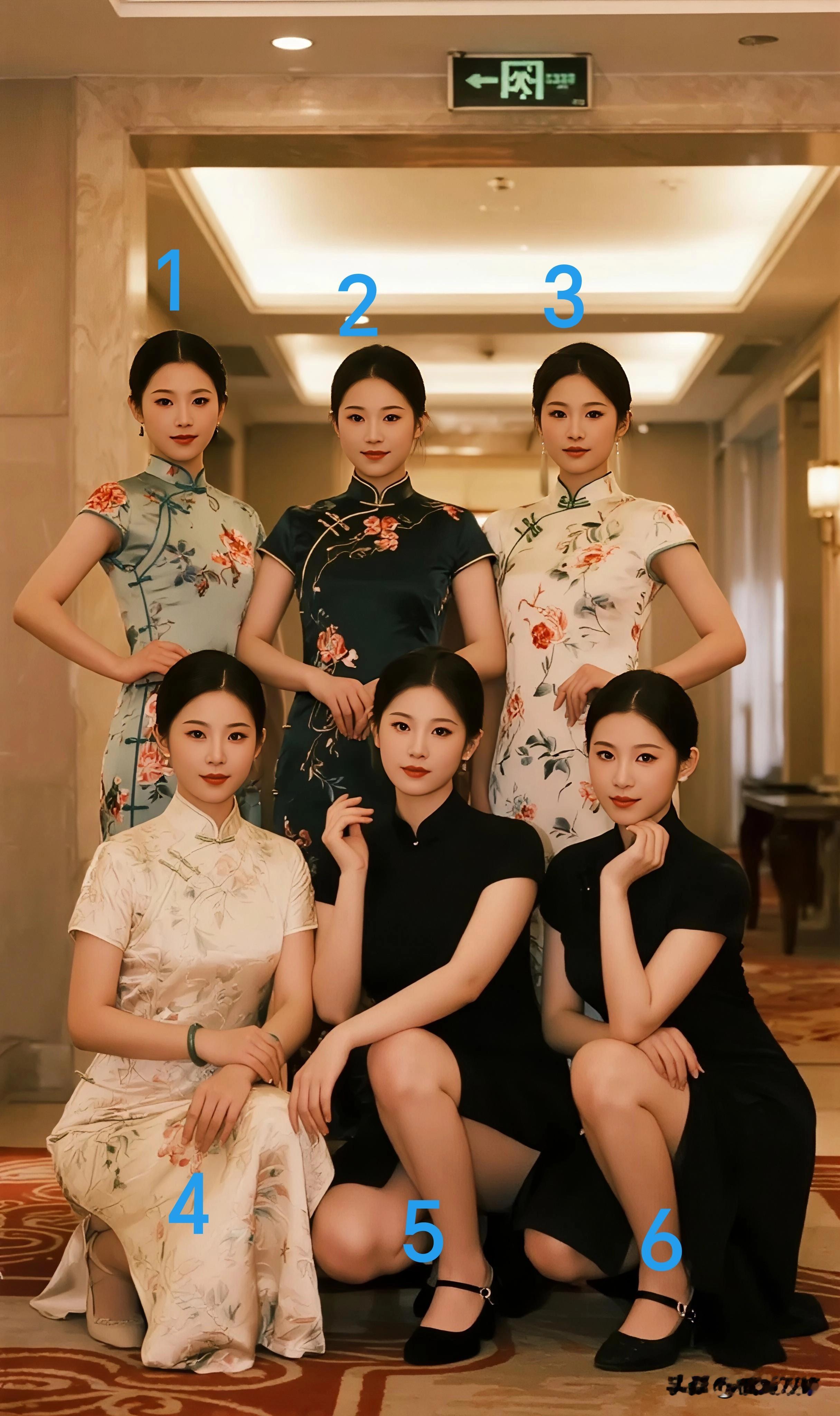 感觉大部分大老爷们会喜欢124号美女！ 当颜值配上旗袍秀简直就是美的天...