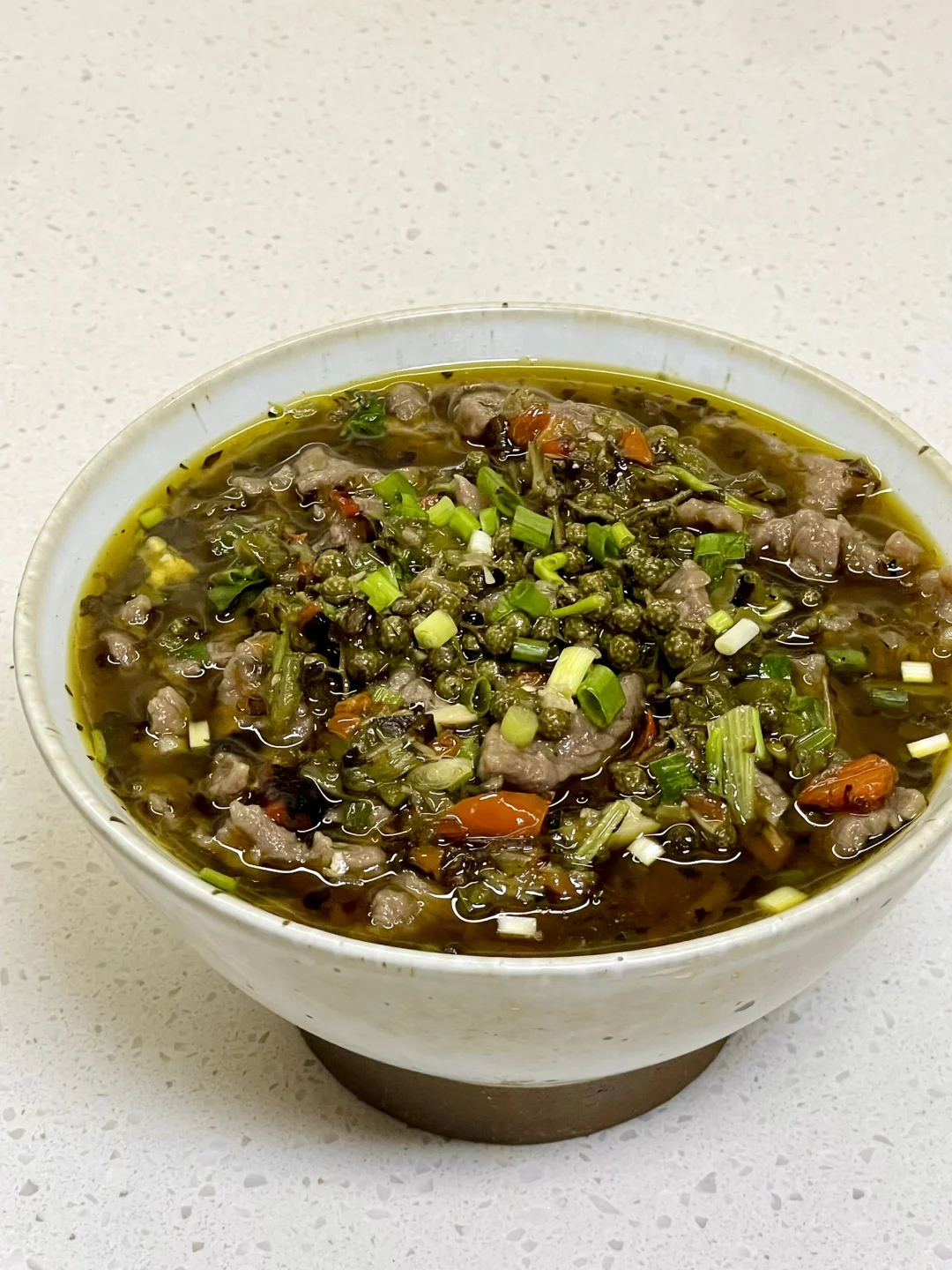 麻辣过瘾的烧椒豆花牛肉，附详细做法～