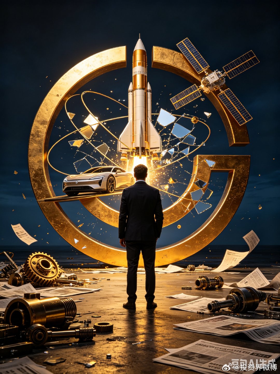 【#利润暴跌四成，也挡不住马斯克的AI野心#】 马斯克名下SpaceX、特斯拉先后发布财报，SpaceX营收暴增、首季盈利，特斯拉Q3利润暴跌却靠卖车维持体面，马斯克暂闭口两公司合并事宜。 ​