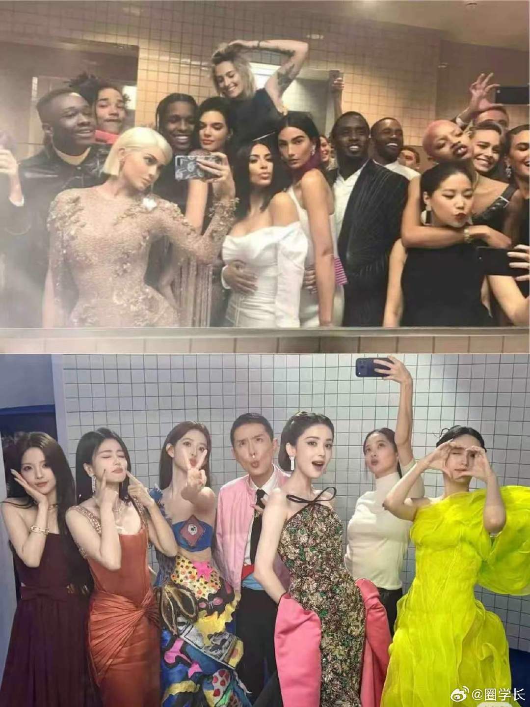 #VOGUE厕所 好紧绷的松弛#一直有点疑惑，为什么不少网友容易给国外的内容加上一层滤镜。就这次刘冲模仿Met Gala厕所拍照来说，我觉得只是两种不同文化底蕴下形成的拍照风格，大家却热衷于用“松弛的紧绷感”去定义它。国内红毯的造型和照片同样很有美感，各有特色，没必要拉踩对比。 ​
