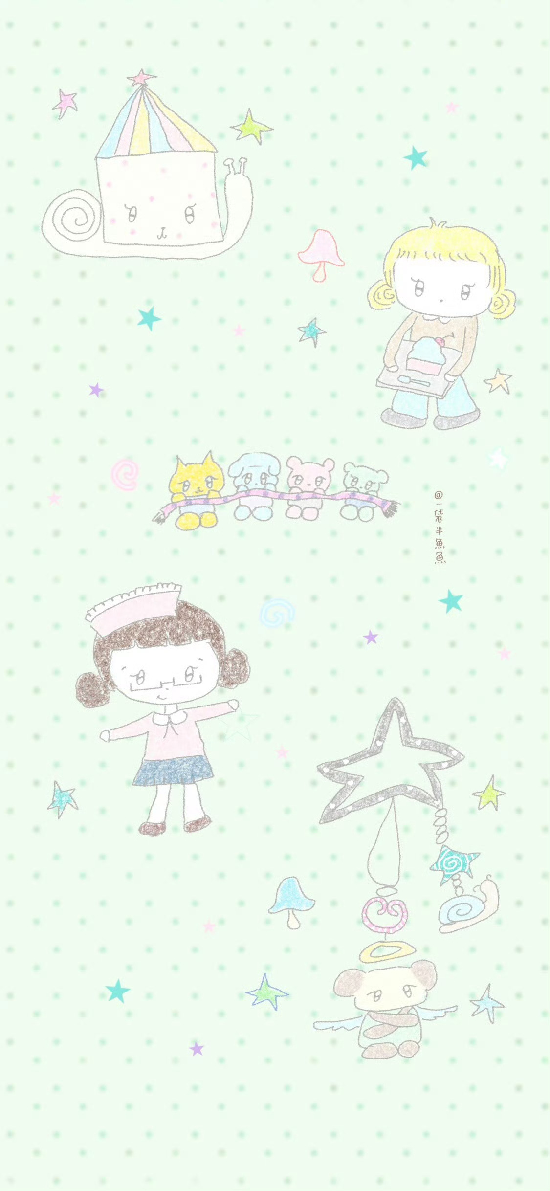 一期清新治愈系可爱壁纸/聊天背景图分享💭꒪ˊ꒳ˋ꒪🍥