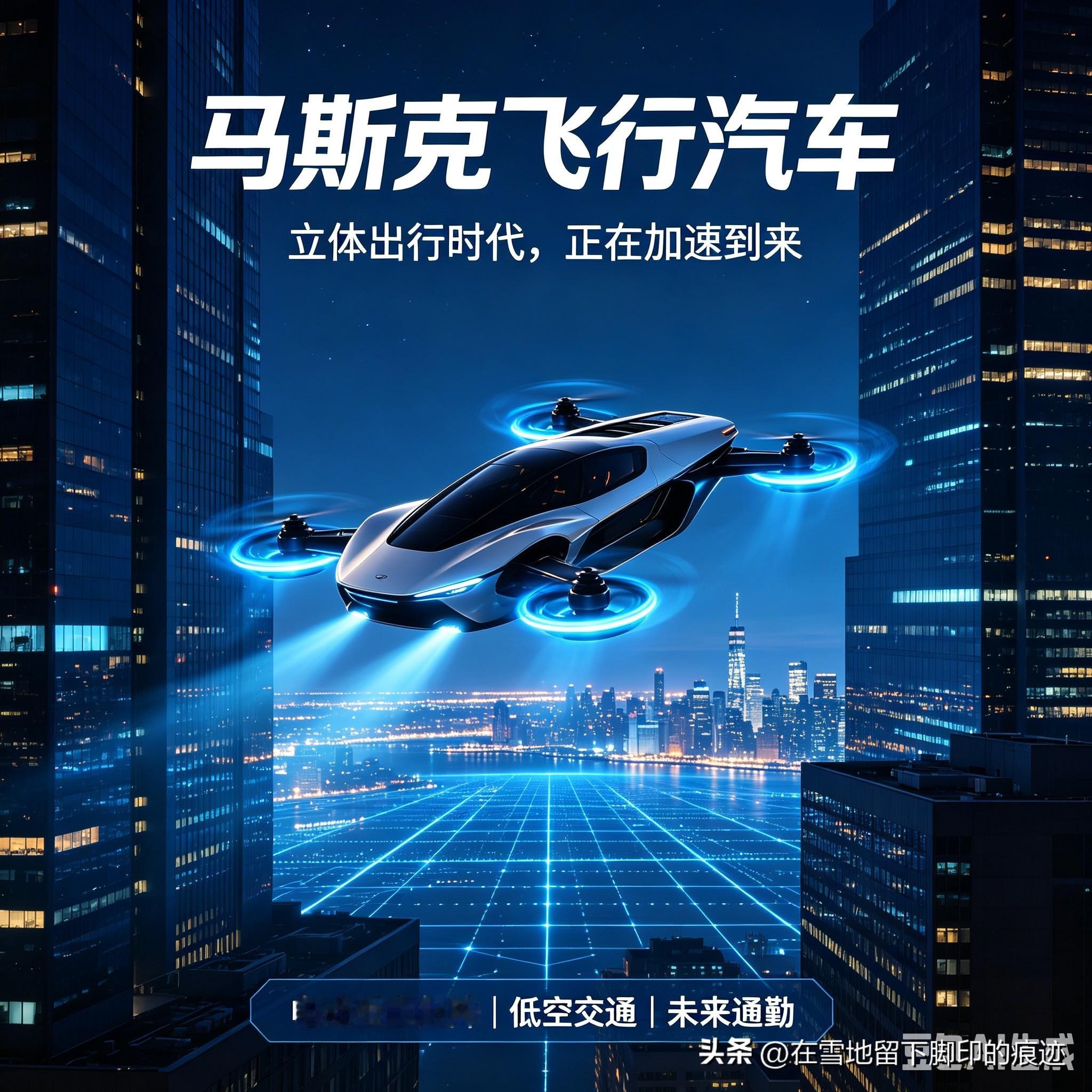 马斯克说“你们会看到飞行汽车的”，但真正飞起来的却是他投资的公司

一个曾经说“地下隧道比飞行汽车更现实”的人，如今改口了。

2026年8月，马斯克在X上回复一条调侃帖时写道：“You will get flying cars.” 这话从马斯克嘴里说出来，多少有些讽刺意味。因为他曾多次公开质疑飞行
