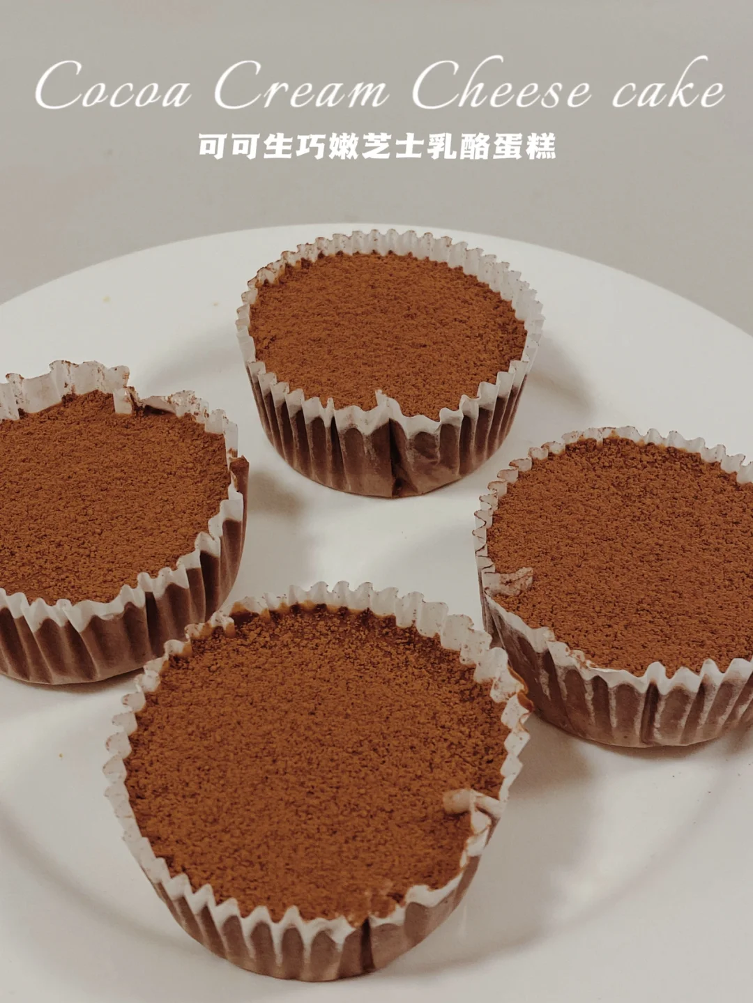 无奶油版‼️可可生巧芝士‼️食材搅搅·仅48卡