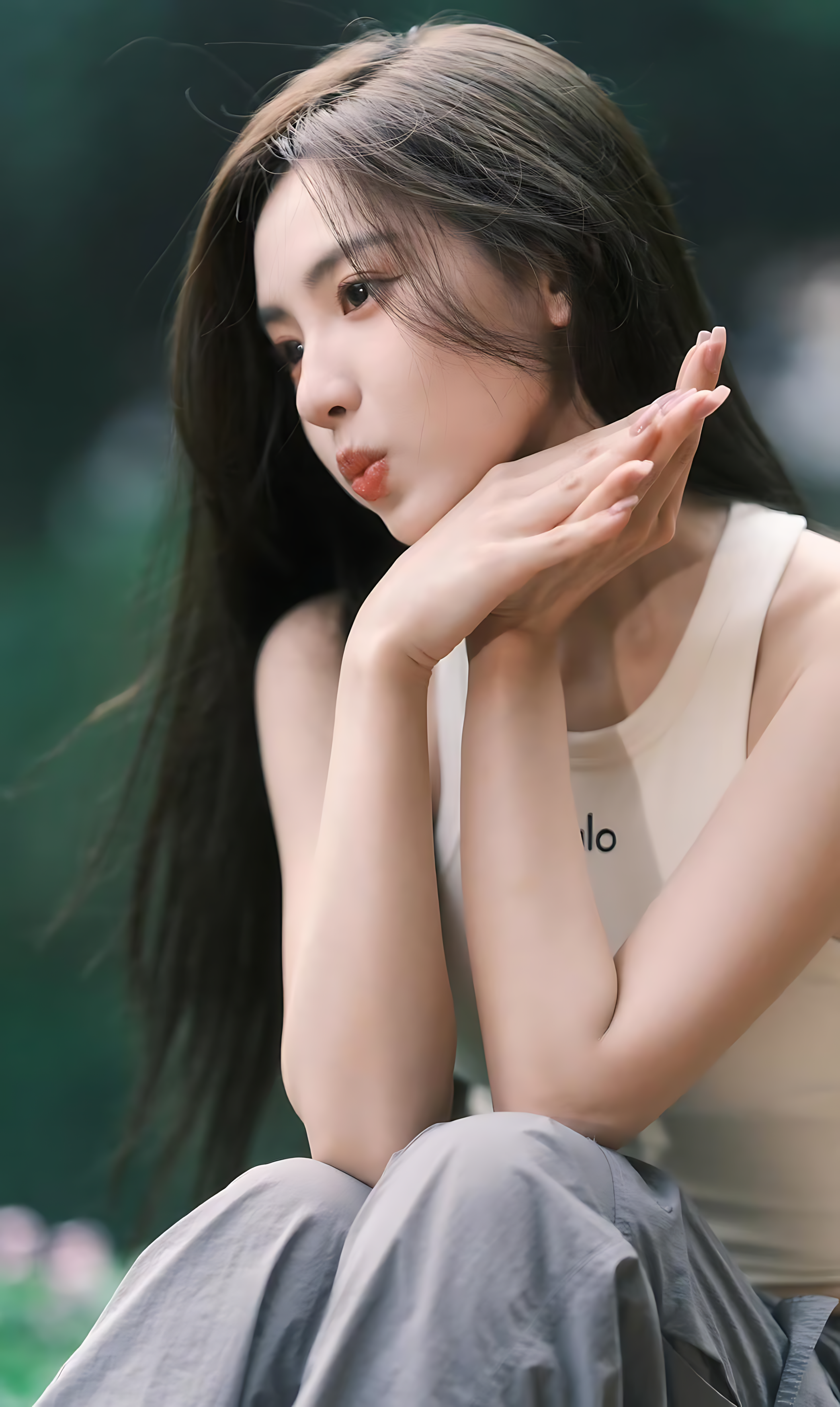 户外清纯写真 天使面庞，完美身材 ，完美身材！ 完美身材