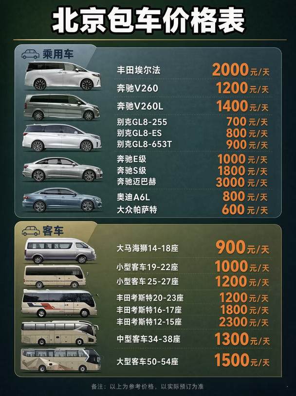 北京包车 | 北京包车带司机