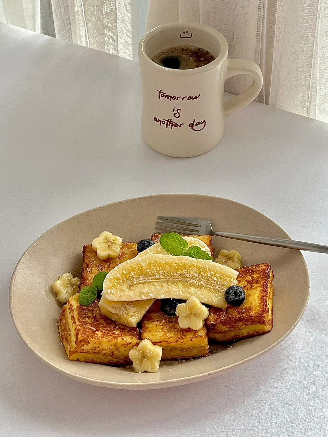 ☀️工作日早餐｜零失败花生酱香蕉西多士😋