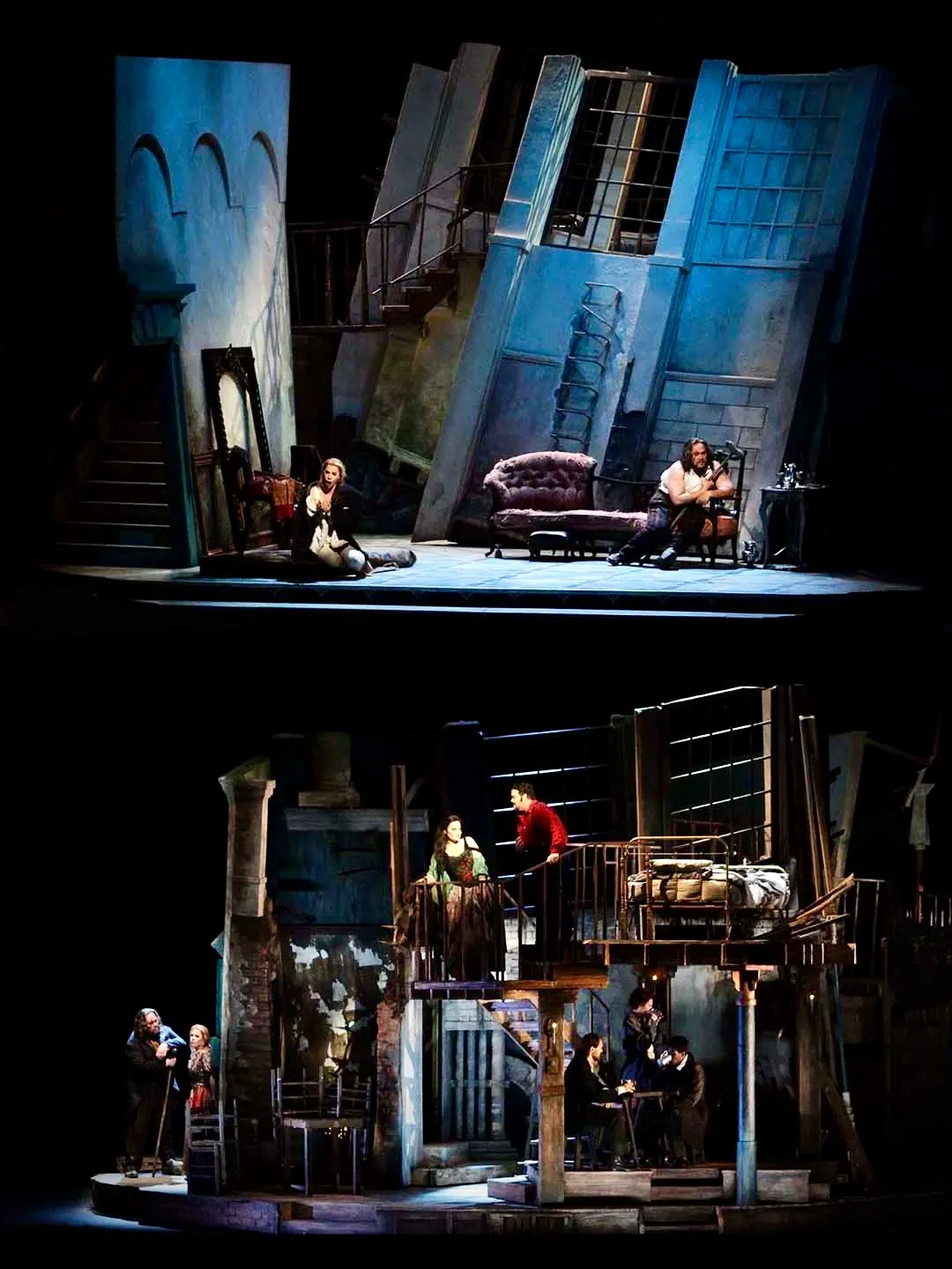 特殊的悬吊、流线型、倾斜能加强舞台视觉表达