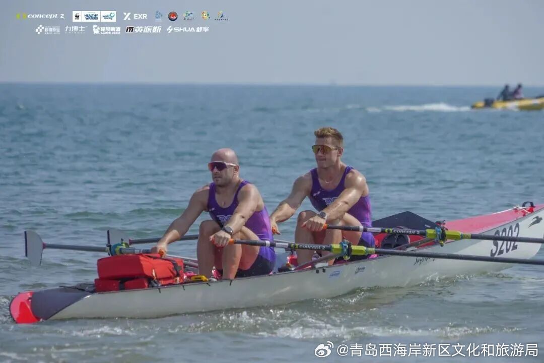 2026世界海岸赛艇锦标赛在青岛西海岸新区金沙滩启幕→ ​