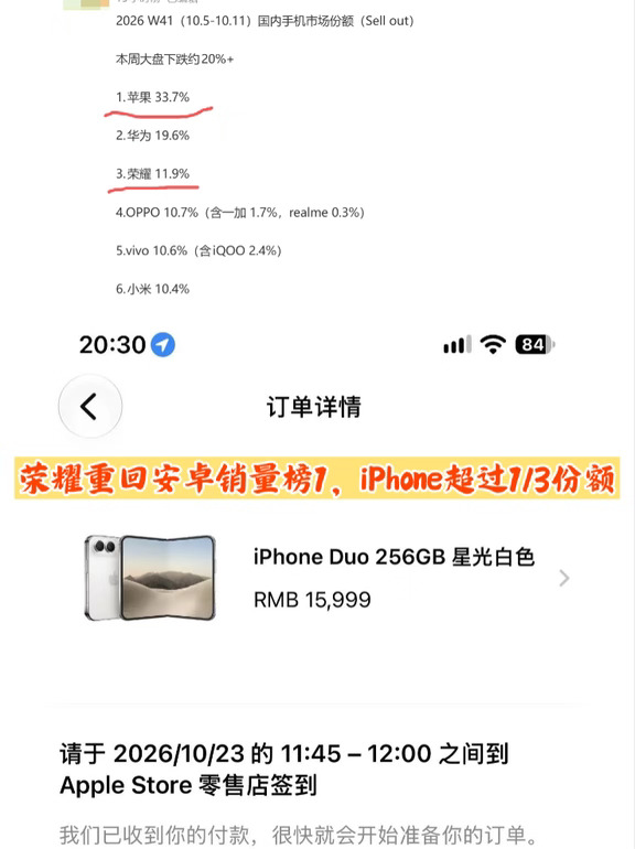 iPhone DUO根本抢不到，黄牛直接加价6000收