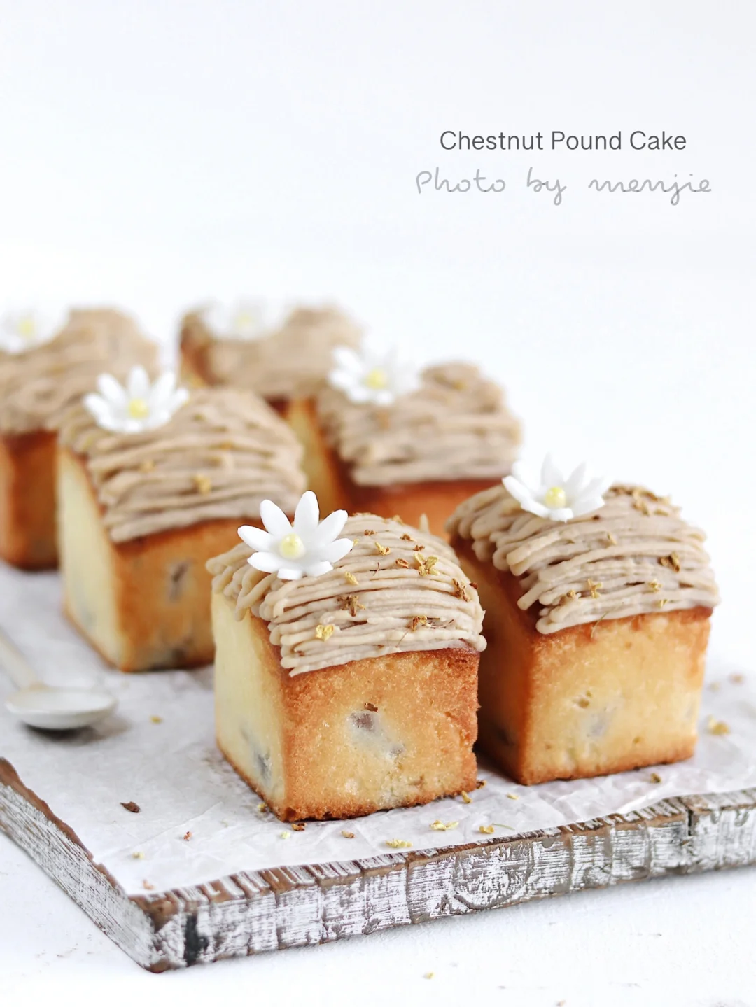 属于秋天的小甜品｜mini小方栗子🌰磅蛋糕