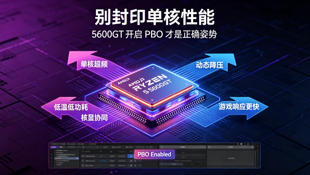 你的AMD还在降频裸奔？别手动锁频，开启PBO让单核性能狂飙！