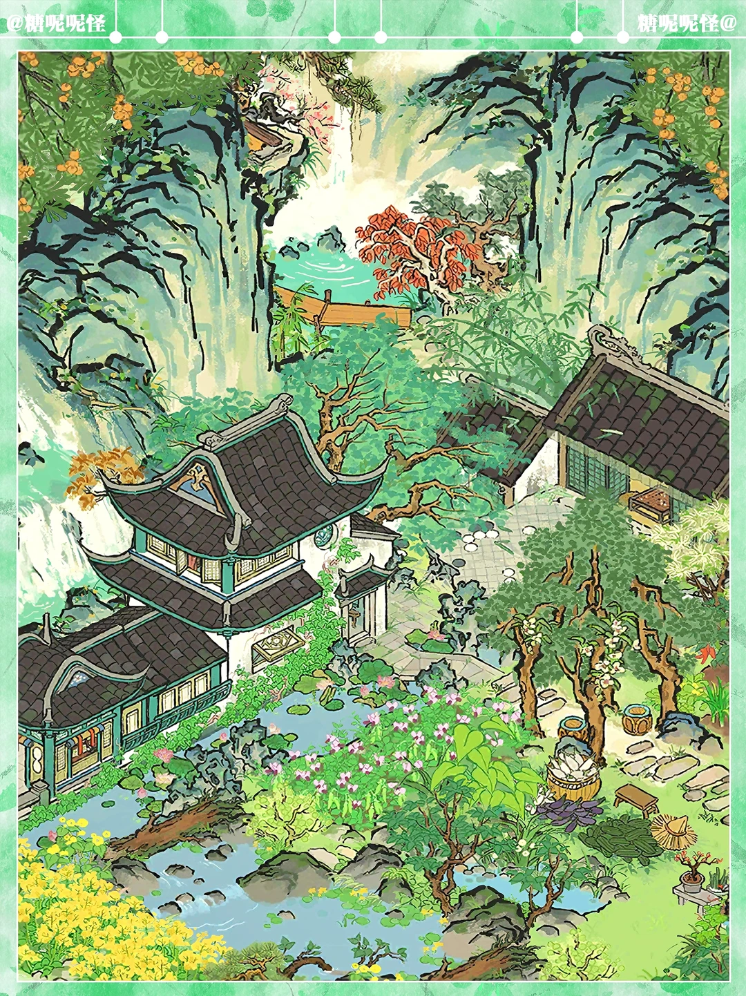 🌸山居江南·流水落花春去也，天上人间🍀