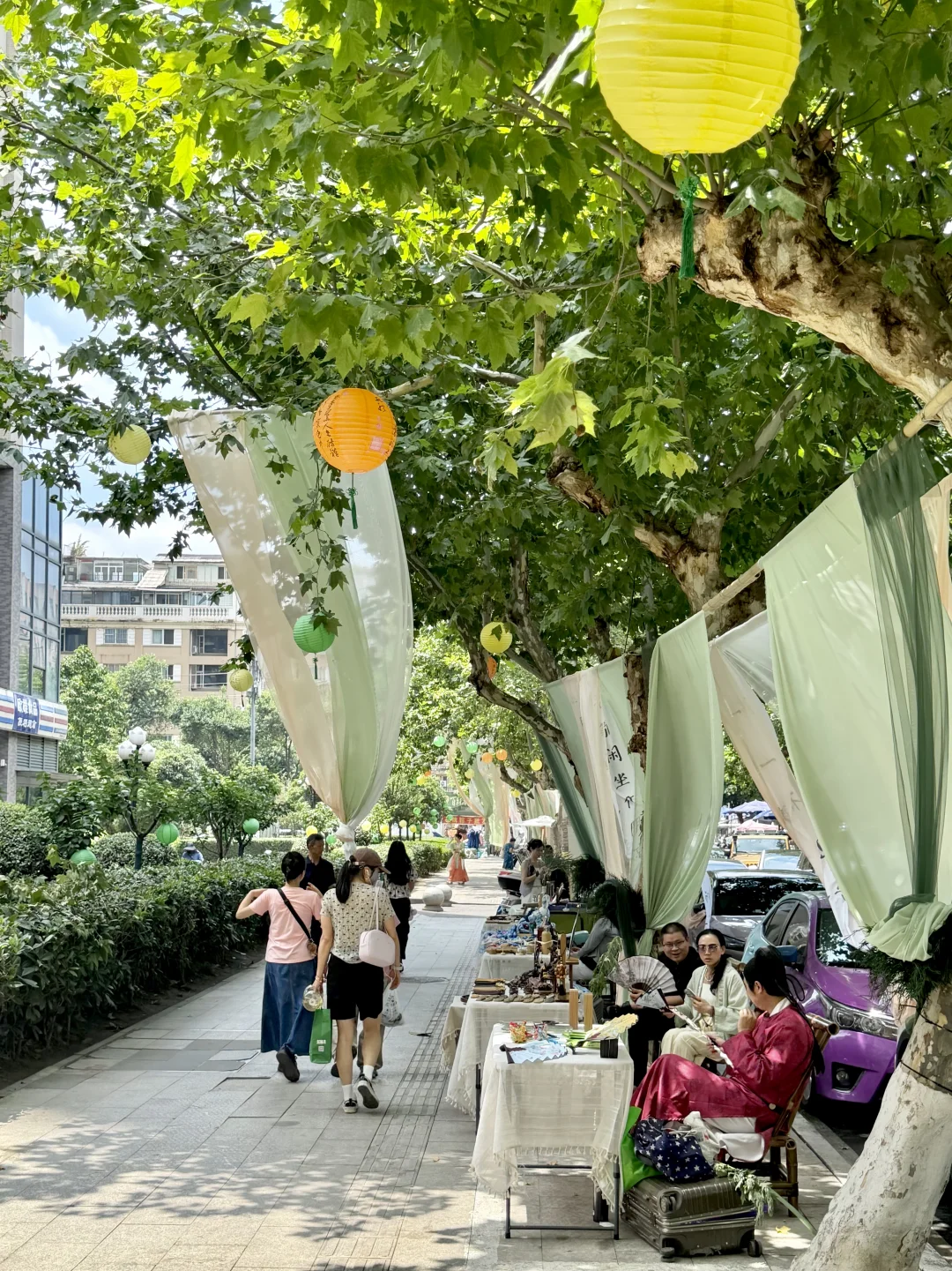 今天的成都端午节市集真的杀疯了！！！！！！！