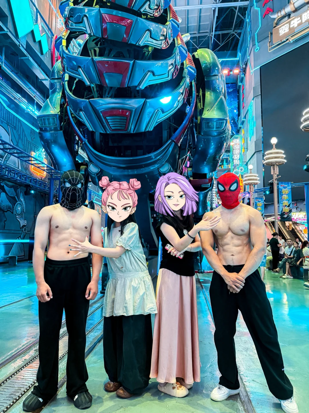 老天鹅‼️谁允许夔牛天街的NPC这么会玩😍