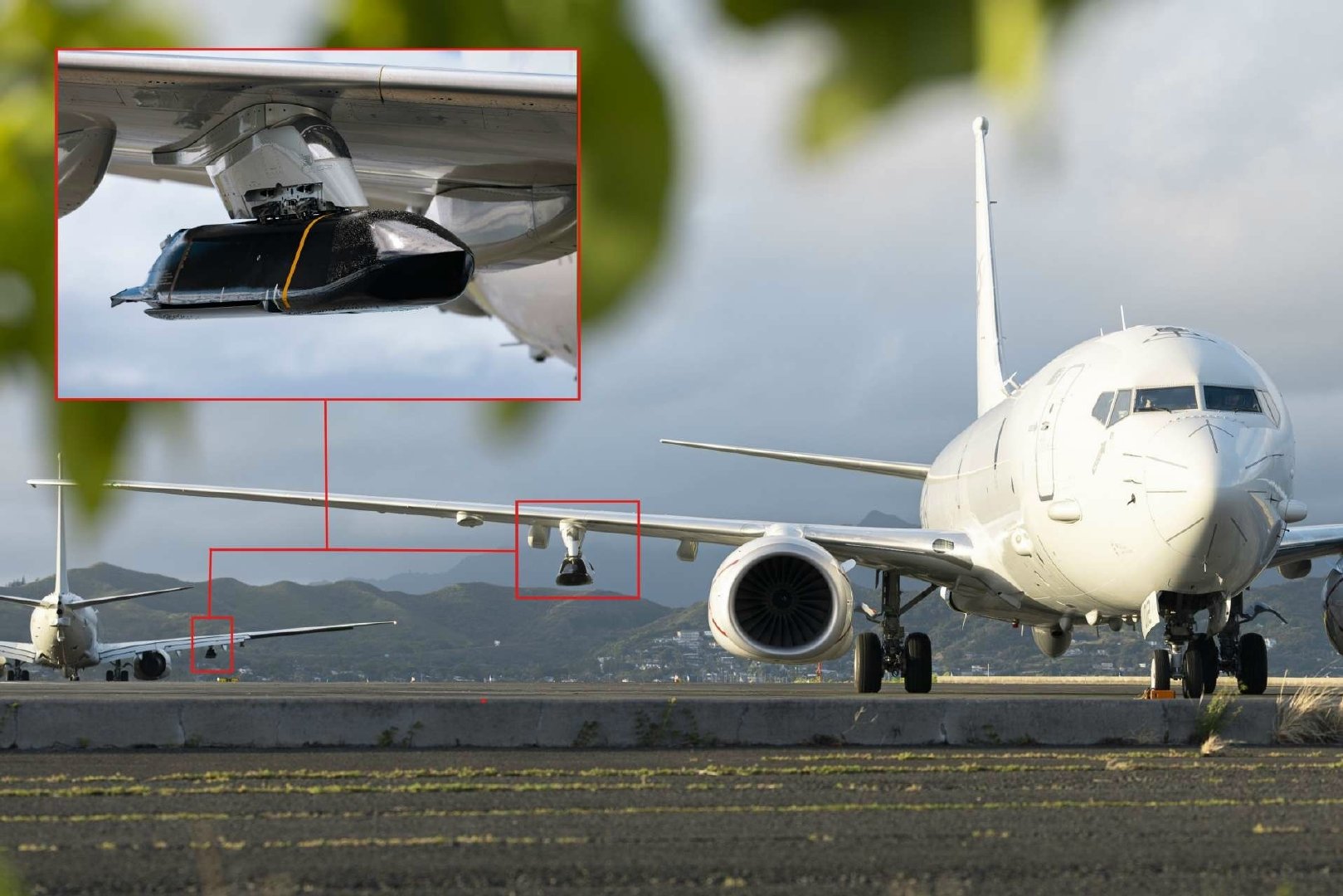 #军事图鉴[超话]# 澳大利亚海军P-8A波塞冬装备AGM-158C LRASM反舰导弹 ​